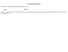 Tablet Screenshot of liste.cilea.it
