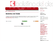 Tablet Screenshot of bollettino.cilea.it
